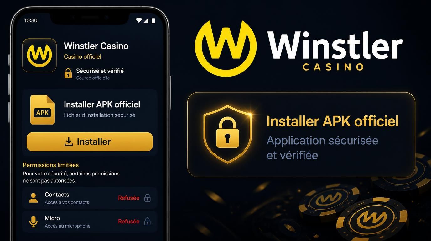 Écran montrant l’installation APK avec permissions limitées