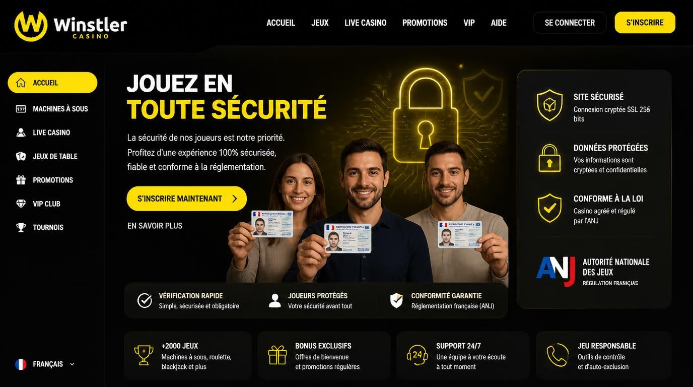 Interface de conformité et sécurité joueur
